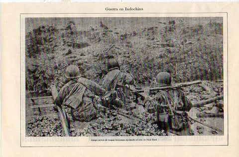 LAMINA V11100: Tropas francesas la guerra de Indochina