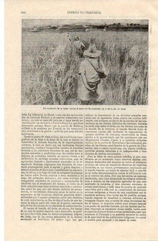 LAMINA V11098: Batalla en el delta del rio Rojo
