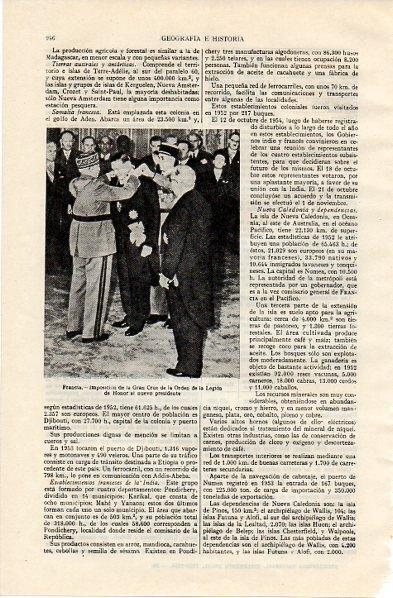 LAMINA V11051: Imposicion de la Gran Cruz de la Orden de la Legion en Francia