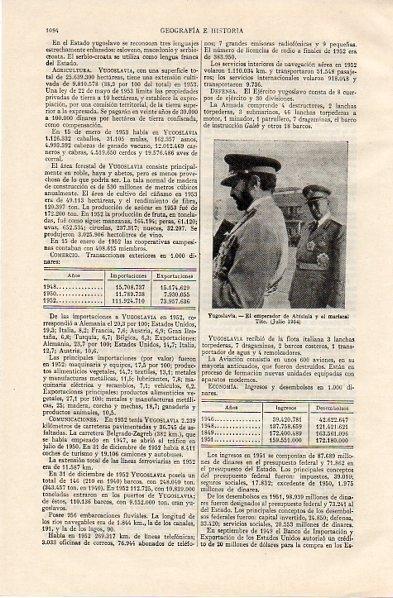 LAMINA V11082: El emperador de Abisinia y el mariscal Tito