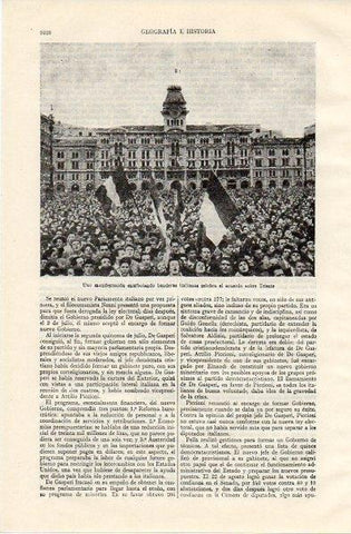 LAMINA V11068: Celebracion del acuerdo de Triestre