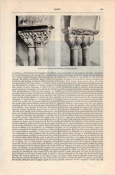 LAMINA V11278: Capiteles del claustro de Santo Domingo de Silos