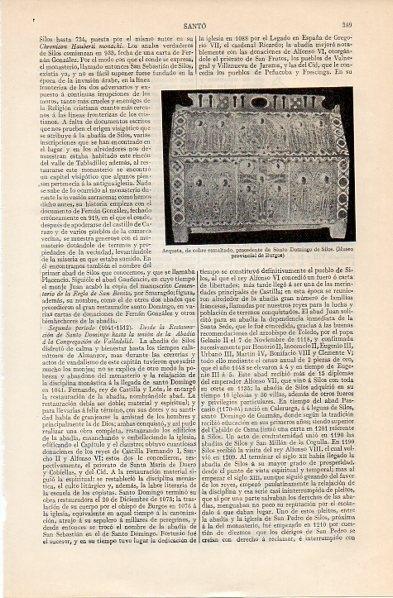LAMINA V11281: Arqueta de Santo Domingo de Silos