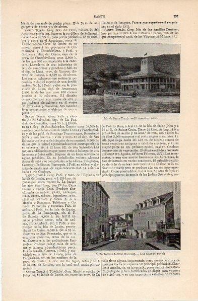 LAMINA V11283: Desembarcadero de la Isla de Santo Tomas