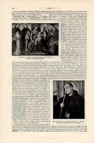 LAMINA V11267: La Virgen con el Niño, por F. Ferrari