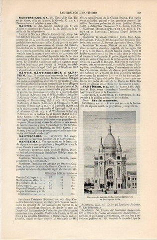 LAMINA V11264: Proyecto del Santisimo Sacramento en Santiago de Chile