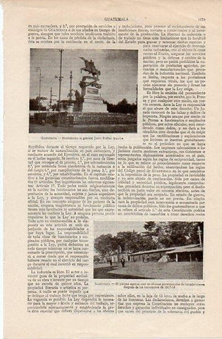 LAMINA V11311: Monumento de Justo Rufino Barrios en Guatemala