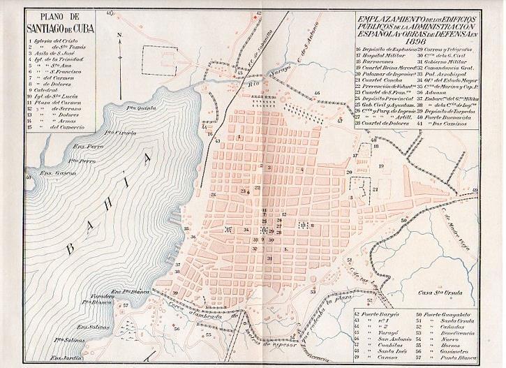LAMINA V11315: Plano de Santiago de Cuba
