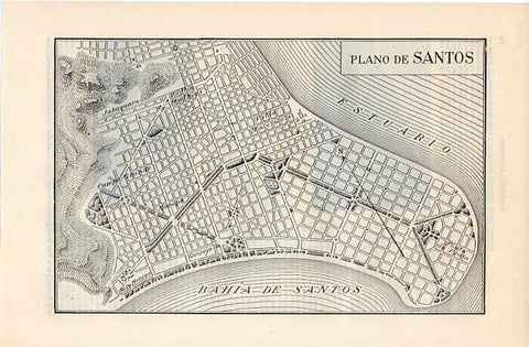 LAMINA V11288: Plano de Santos