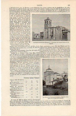 LAMINA V11290: Nuestra Señora de los Angeles en Los Santos de Maimona, Badajoz
