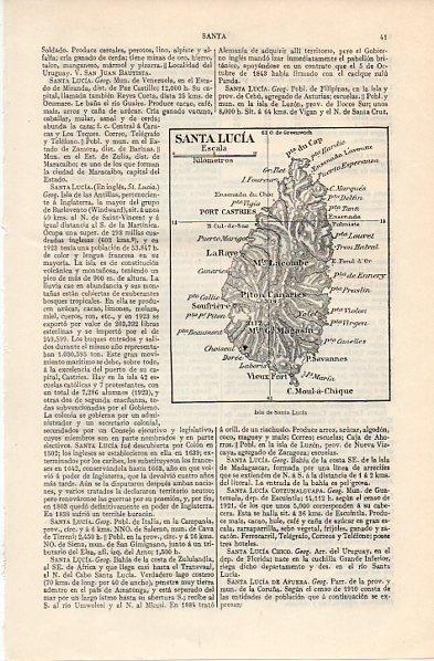 LAMINA V11191: Mapa de Santa Lucia