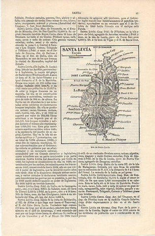 LAMINA V11191: Mapa de Santa Lucia