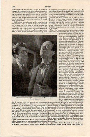 LAMINA V11177: Jose Brugera y Carlos Muñoz en Crimen perfecto