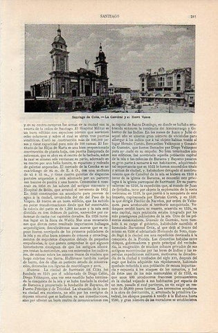 LAMINA V11239: La Catedral de Santiago de Cuba