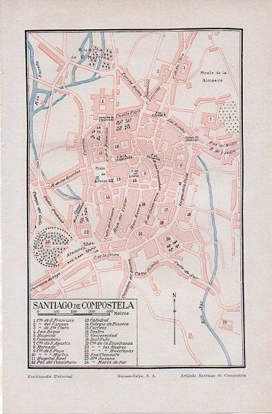 LAMINA V11230: Plano de Santiago de Compostela