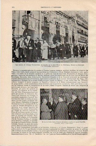 LAMINA V11024: Homenaje en la Universidad de Salamanca