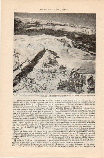 LAMINA V10826: Tuxent y los Pirineos