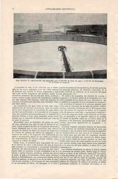 LAMINA V10807: Deposito de sedimentacion de hidroxido de magnesio