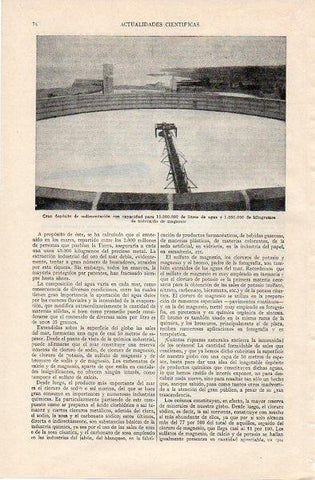 LAMINA V10807: Deposito de sedimentacion de hidroxido de magnesio