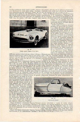 LAMINA V10863: Automovil Pegaso Z-102 y Autoscooter Davil