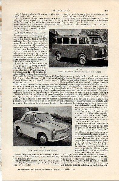 LAMINA V10871: Autobus Alfa Romeo
