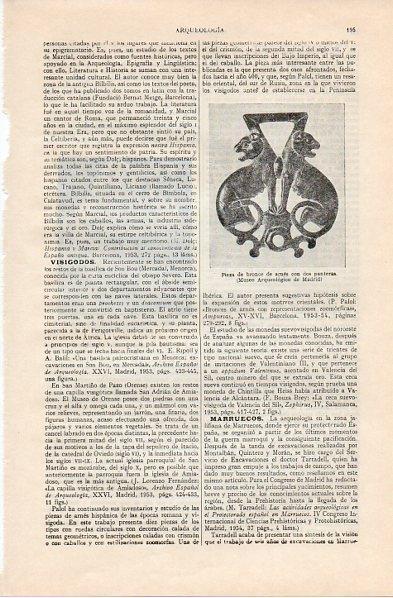 LAMINA V10844: Pieza de bronce de arnes con dos panteras