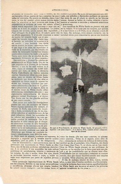 LAMINA V10848: Cohete Wac-Corporal de White Sands