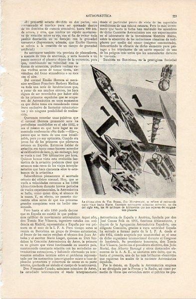 LAMINA V10854: Astronave atomica proyectada por Von Braun