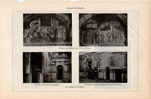 LAMINA V10778: Mezquita de Kahrie en Constantinopla