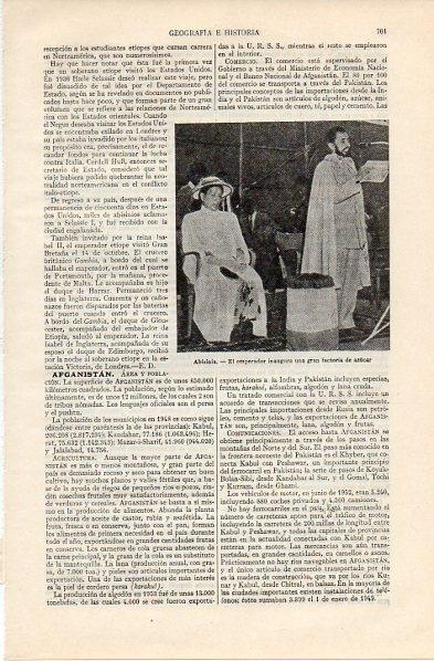 LAMINA V10978: El emperador de Abisinia