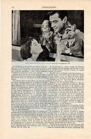 LAMINA V10905: Leslie Caron y Mel Ferrer en Lili