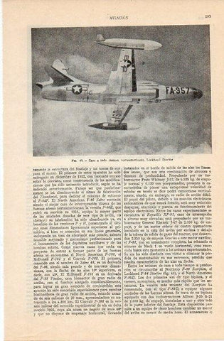 LAMINA V10882: Caza Lockheed Starfire