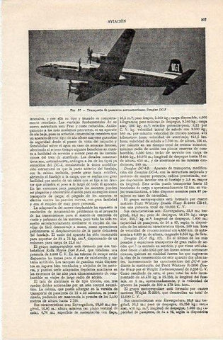 LAMINA V10887: Avion Douglas DC-7