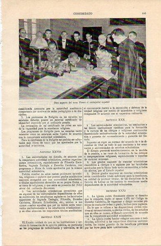 LAMINA V10916: Firma del Concordato del embajador de España