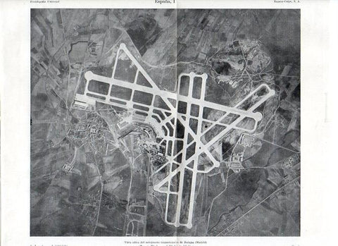 LAMINA V11323: Vista aerea del aeropuerto de Barajas