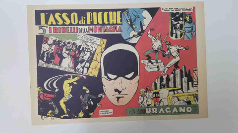 comic: Lasso di Picche num 05 - Iribelli della Montagna - Albo Uragano. Hugo Pratt e Oscar Bionda