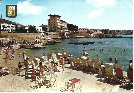 POSTAL L03746: Vista parcial de Cas Catala en Mallorca
