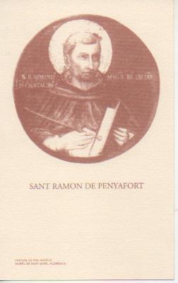 Varios E00279: Estampa de Sant Ramon de Penyaforrt
