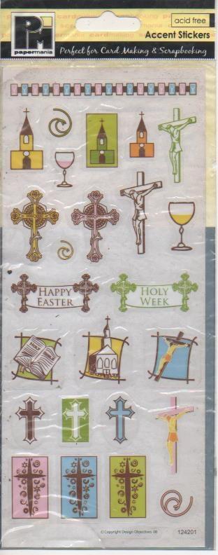 Varios E00228: Stickers Cristianas