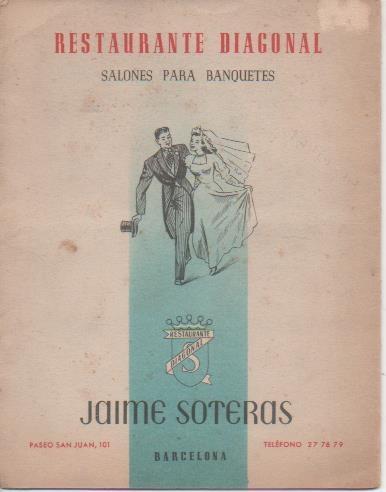 Varios E00227: Restaurante Diagonal Jaime Soteras