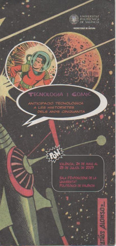 Varios E00216: Triptico Tecnologia y Cómic 