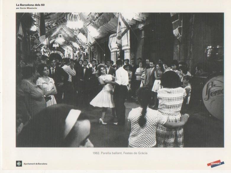 Varios E00288: 1962. Parella ballant. Festes de Gracia