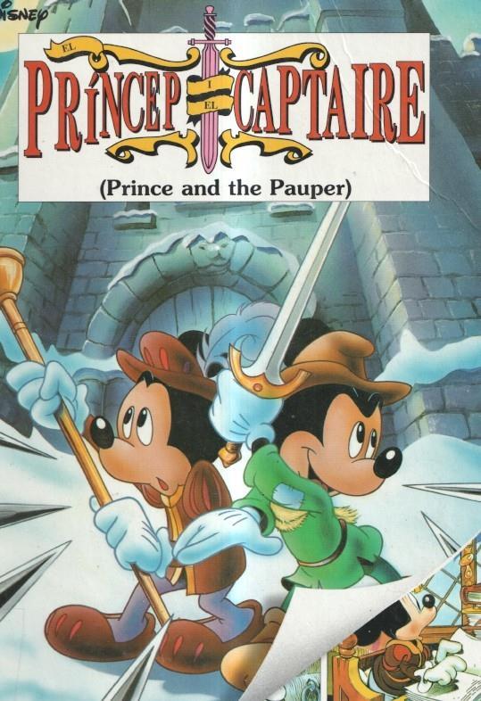 Albums Disney:  El princep i el captaire (prince and the pauper)