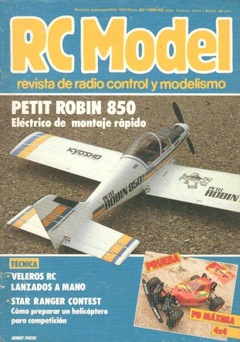 Revista RCModel numero 093: Petit Robin 850 (cubierta estropeada)