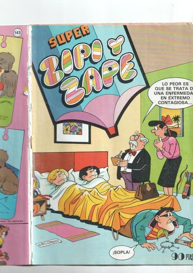 Super Zipi y Zape numero 143: Galopo y Vendaval: un gallito poco corriente (gabi, 16 paginas) procede de retapado