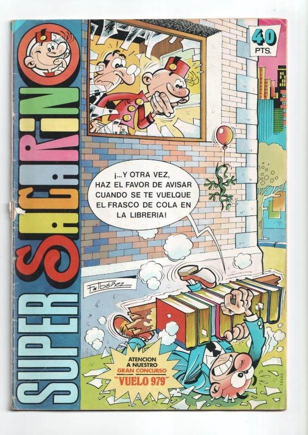 Super Sacarino numero 037: Sherlock Lopez: la banda de los rompelotodo (Gabi, 12 paginas)