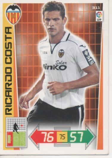 Cromo E002547: Trade Card Game Adrenalyn. Liga 2012-13,  Ricardo Costa. Valencia C.F,