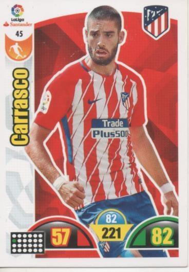 Cromo E002865: Trade Card Game Adrenalyn. Liga 2017-18, Carrasco. C.A. de Madrid