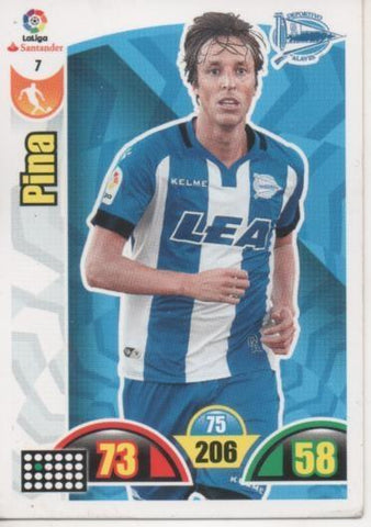 Cromo E002853: Trade Card Game Adrtnalyn. Liga 2017-18, Pina. Deportivo Alavés