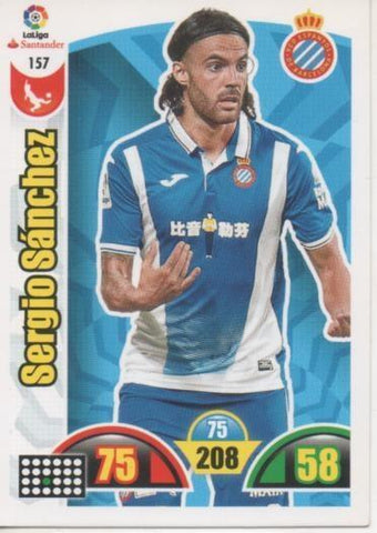 Cromo E002899: Trade Card Game Adrenalyn. Liga 2017-18, Serrgio Sánchez. R.C.D. Espanyol